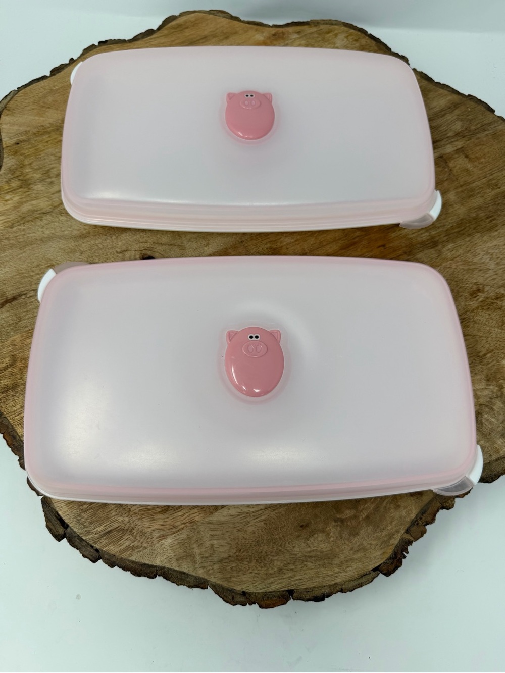 Joie Piggy Bacon Tray Meat Keeper Storage Container With Lid